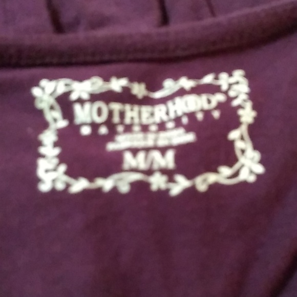 3/$15 Motherhood maternity dark purple vneck dress - Picture 6 of 7